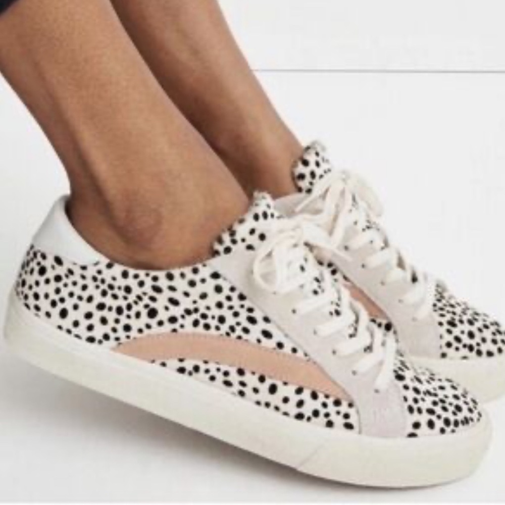 Madewell Sidewalk Cowhide Suede Low Top Sneakers Size 6